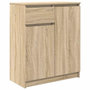 Voir la diapositive 2 : VIDAXL Buffet avec tiroir chene sonoma 71x35x84 cm bois d'ingenierie