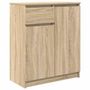 Voir la diapositive 2 : VIDAXL Buffet avec tiroir chene sonoma 71x35x84 cm bois d'ingenierie