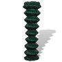 Voir la diapositive 2 : VIDAXL Cloture a mailles losangees Acier 1,5x15 m Vert