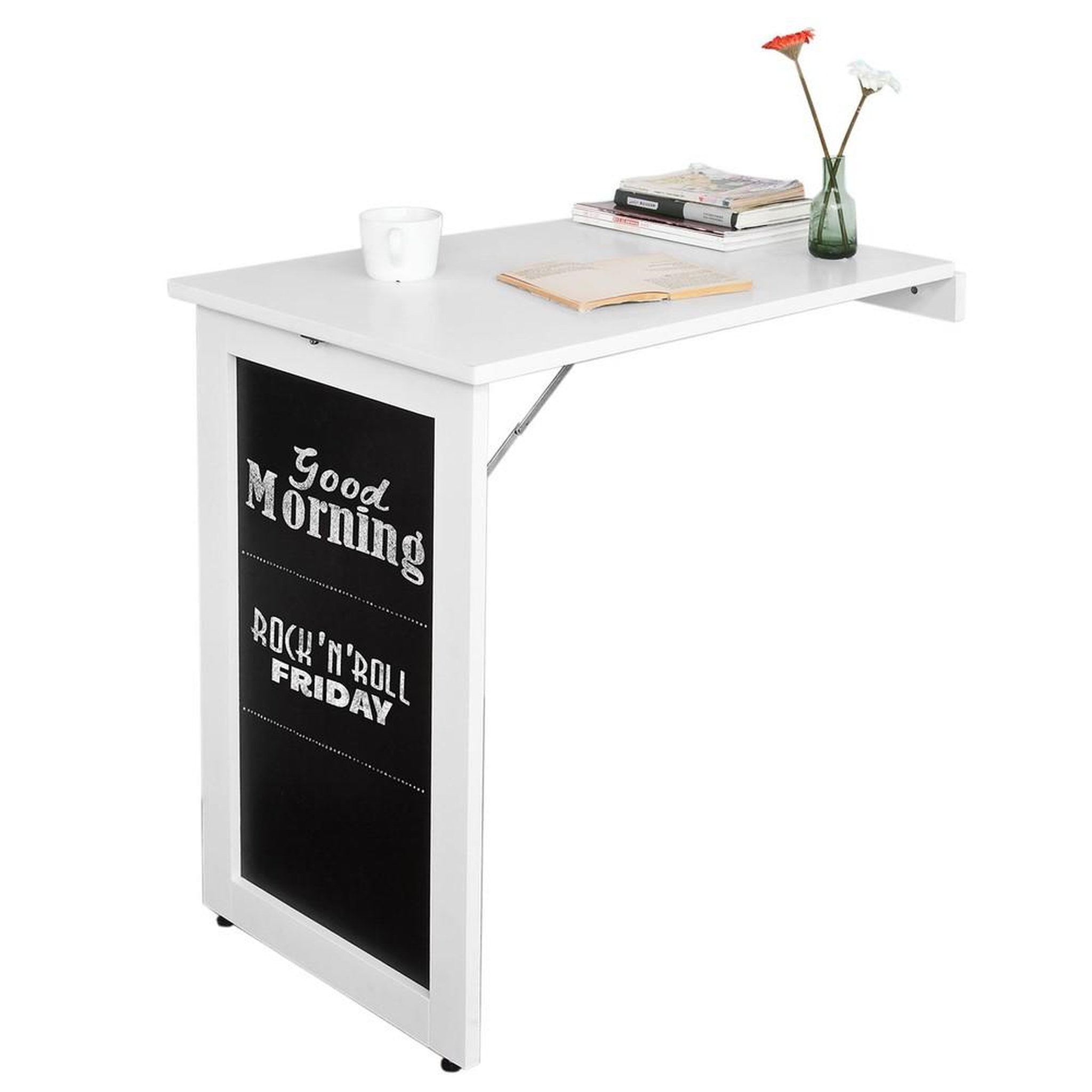 Voir la diapositive 1 : SOBUY SoBuy - Table murale pliante à une porte - Fonctionnel - FWT20