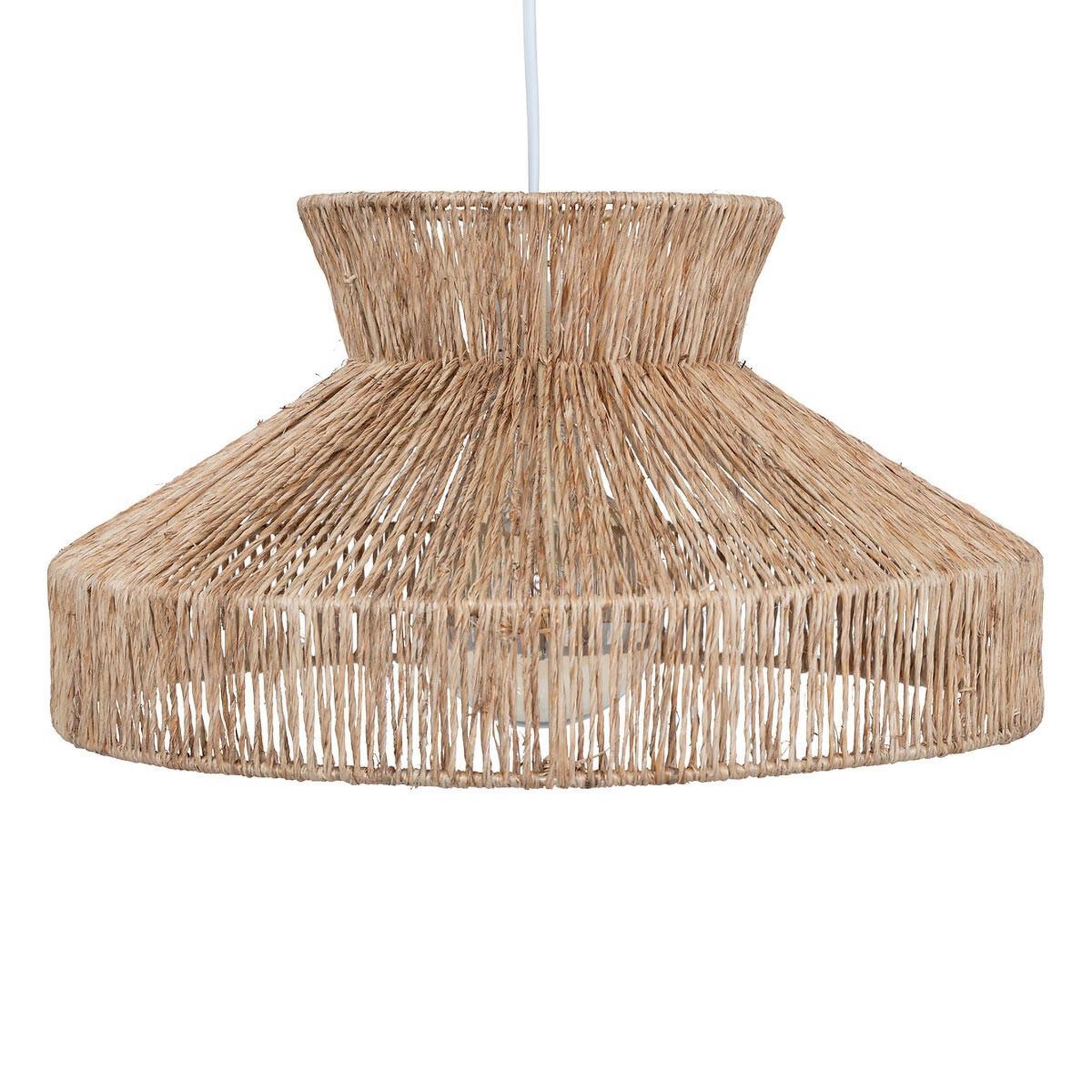 Voir la diapositive 2 : ATMOSPHERA Lampe suspension en jute  zelia  38cm naturel