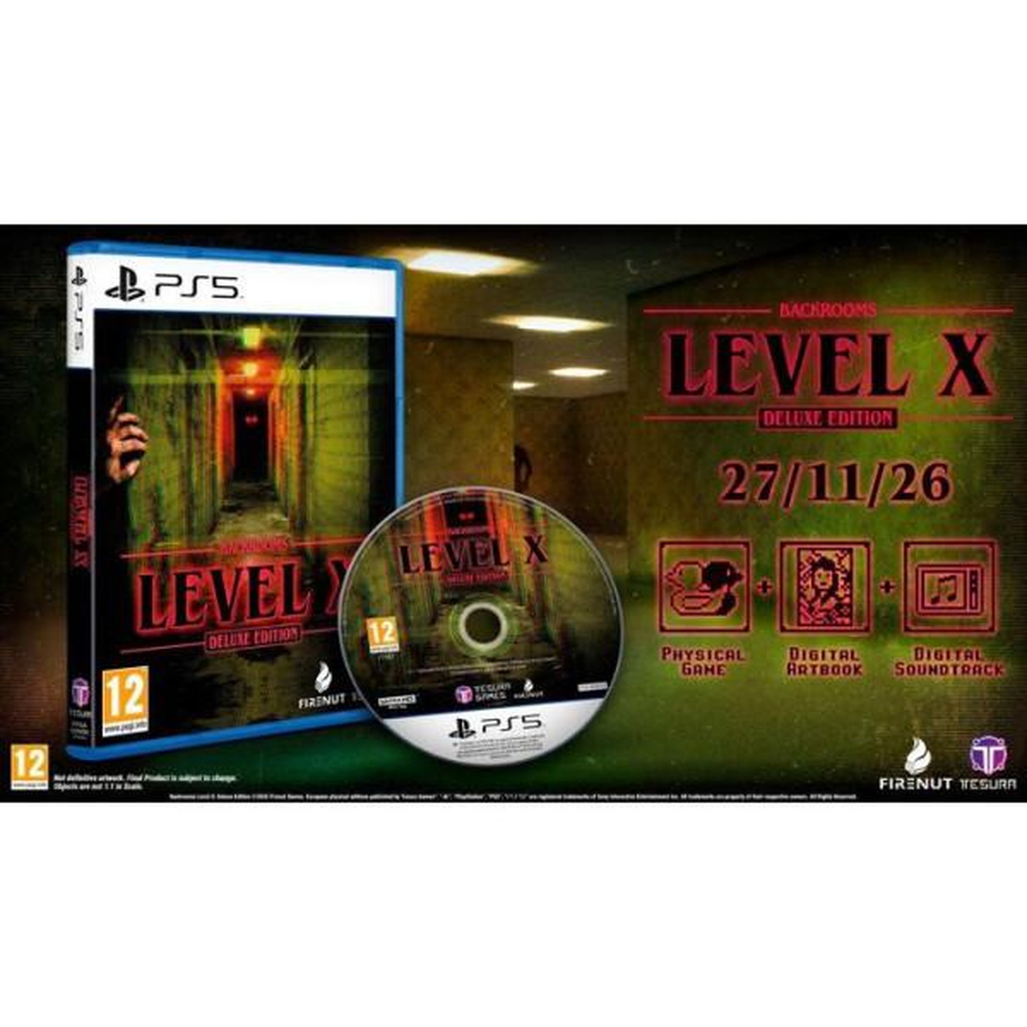 Voir la diapositive 2 : Just for games Backrooms Level X - Édition Deluxe - Jeu PS5
