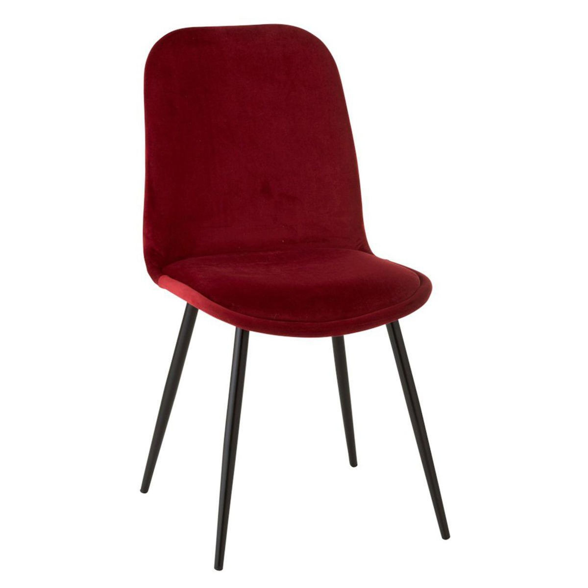 Paris Prix Chaise Design  Claire  87cm Bordeaux