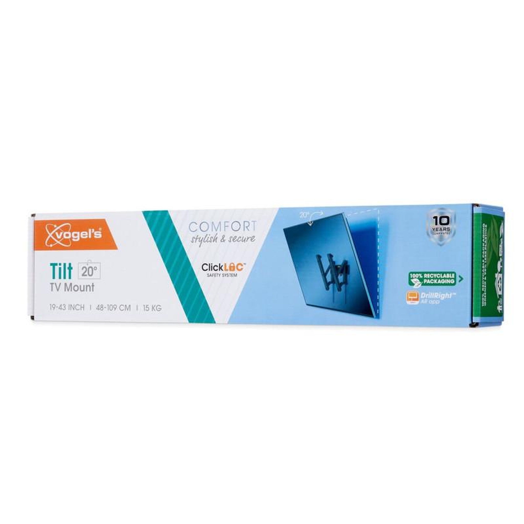 Voir la diapositive 5 : Vogel's Support mural pour écran plat Vogel s TVM 321FD9 INCLINABLE POUR TELEVISION DE 19 A 43