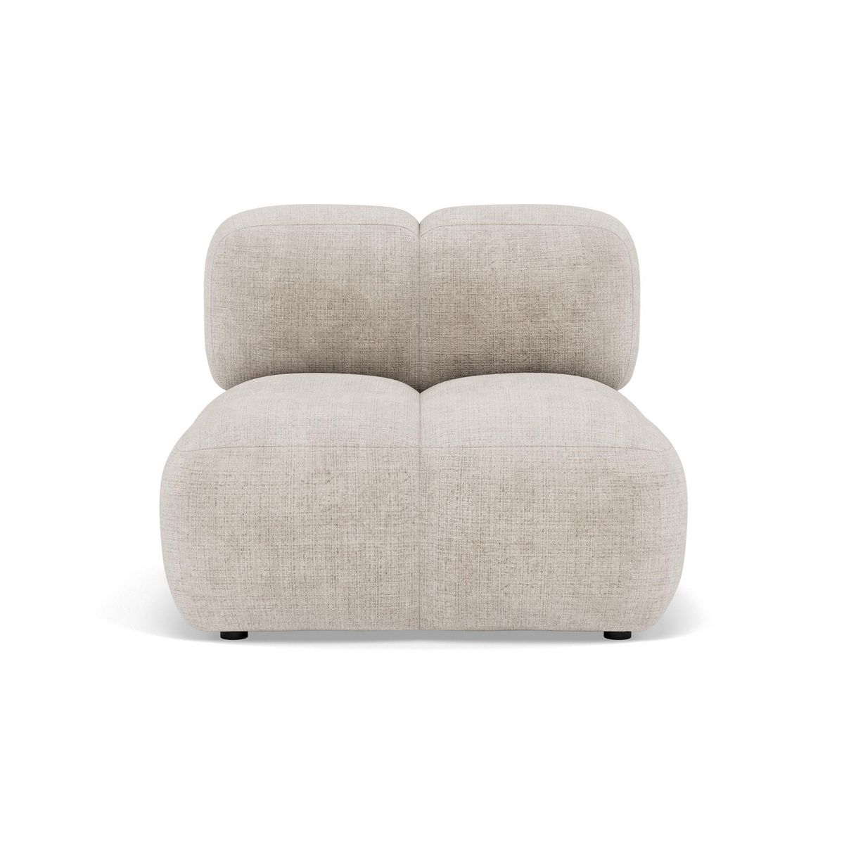 LISA DESIGN Grace - module d'assise en velours texturé