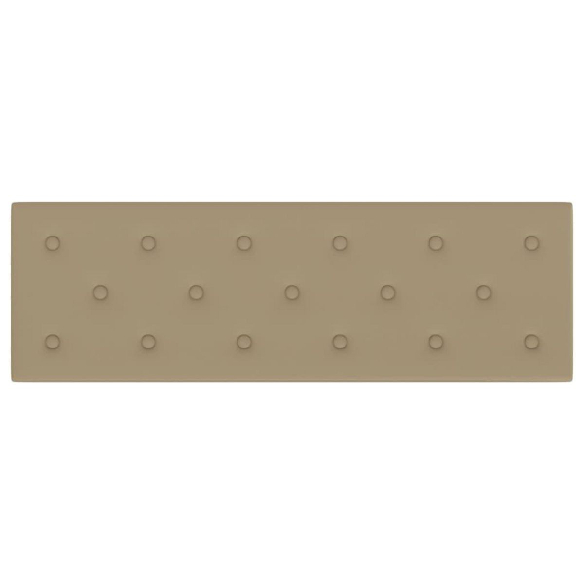 VIDAXL Panneaux muraux 12 pcs Cappuccino 90x30 cm Similicuir 3,24 m^2