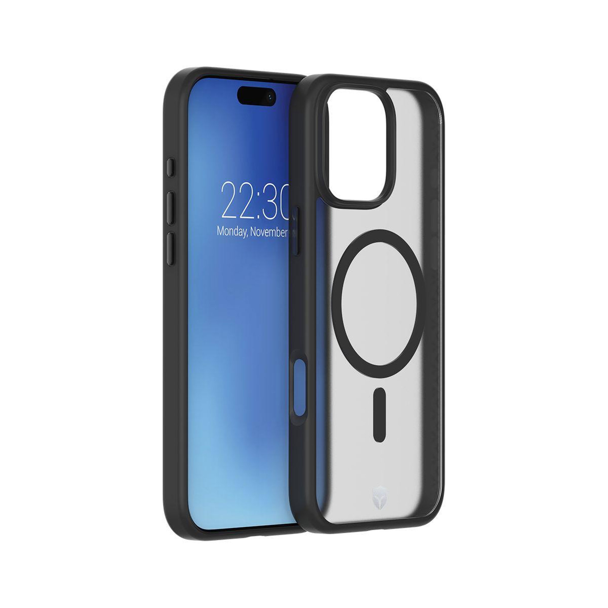 FORCE CASE Coque iPhone 16 Pro Max Air Frost MagSafe Noir