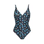 ARENA Maillot de bain 1 pièce /Bleu Femme Arena Allover. Coloris disponibles : Noir