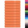 Voir la diapositive 2 : VIDAXL Serviettes 10 pcs orange 100x200 cm 360 g m² 100% coton