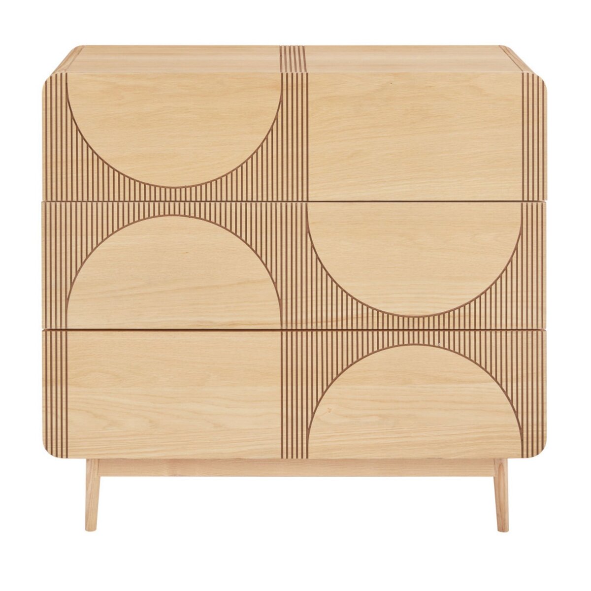 DRAWER Lumanda - Commode 3 tiroirs design en bois