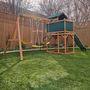 Voir la diapositive 1 : Kidkraft Aire de jeux avec toboggan - bois - H2,55m - HIDEAWAY HAVEN 
