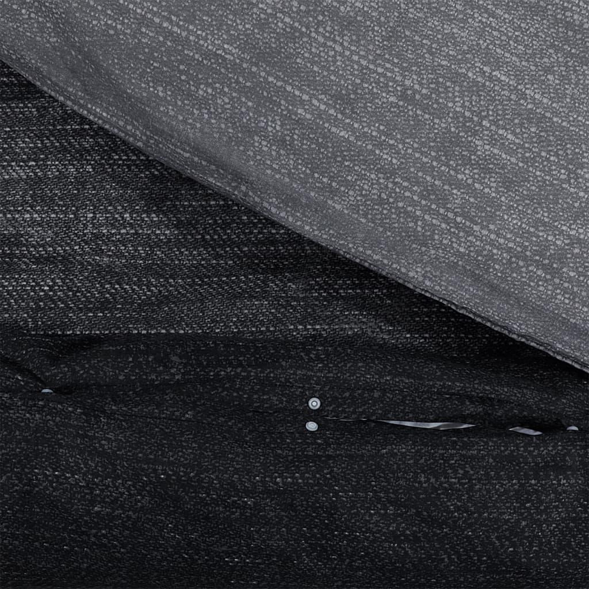 Voir la diapositive 4 : VIDAXL Ensemble de housse de couette gris fonce 200x200 cm Coton
