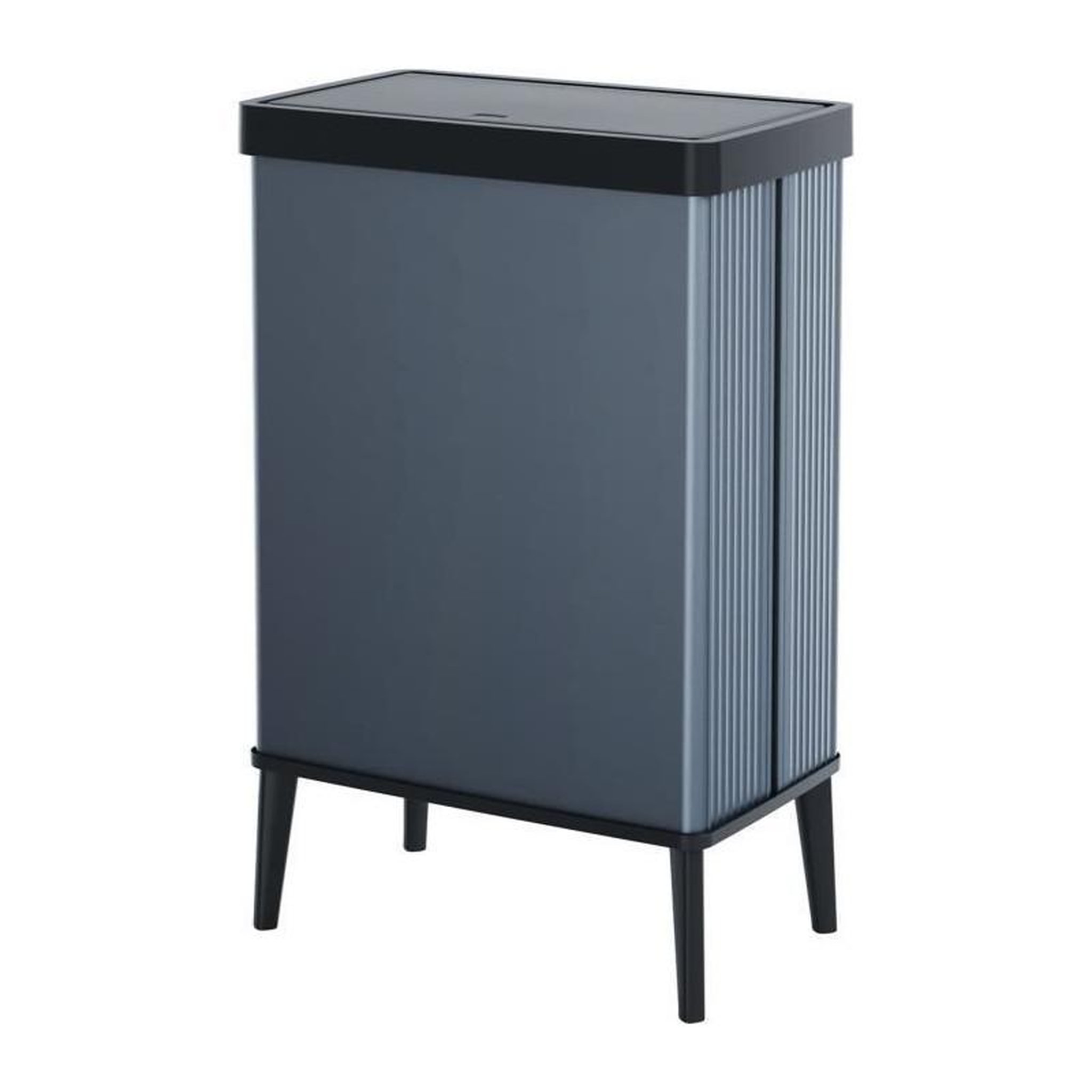 CURVER Poubelle sur pieds - VERTO - CURVER - Ouverture touch - 54 L - Bleu perle