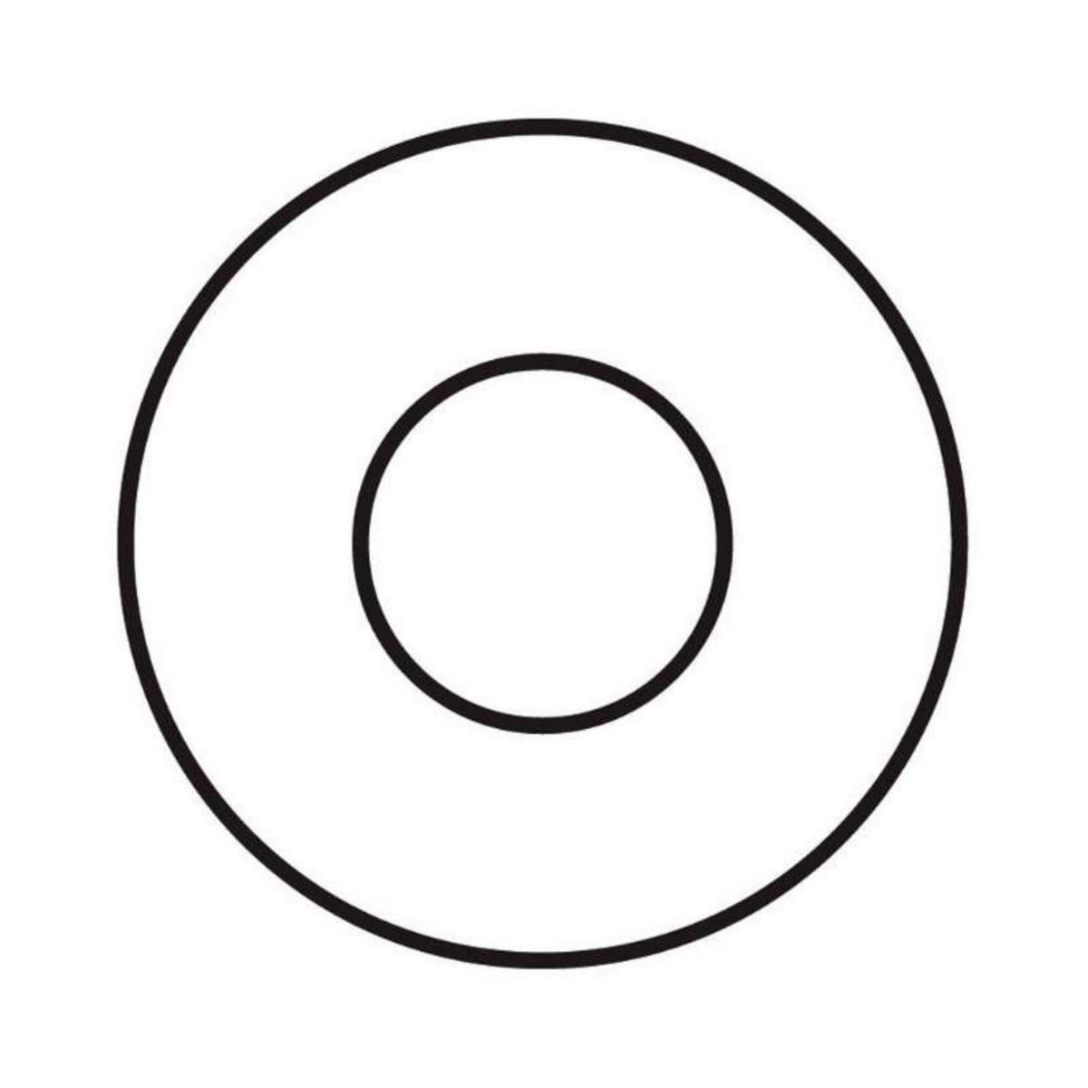  Rondelle zinguée type M Vissal 12x27mm ép:2,5mm  lot de 100 rondelles