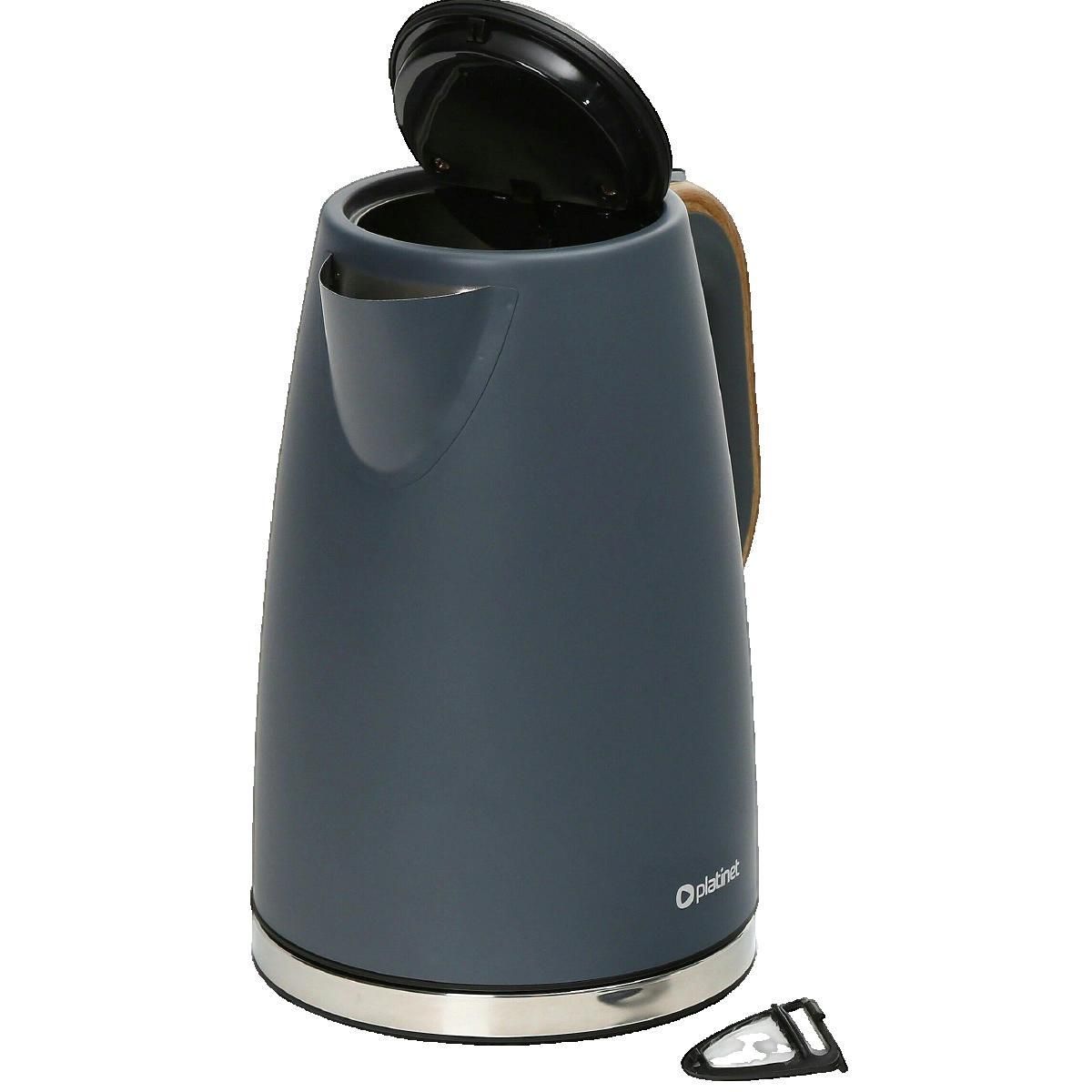 OXO PLATINIUM Bouilloire Platinet Velvet Wooden blanc 1,7 L