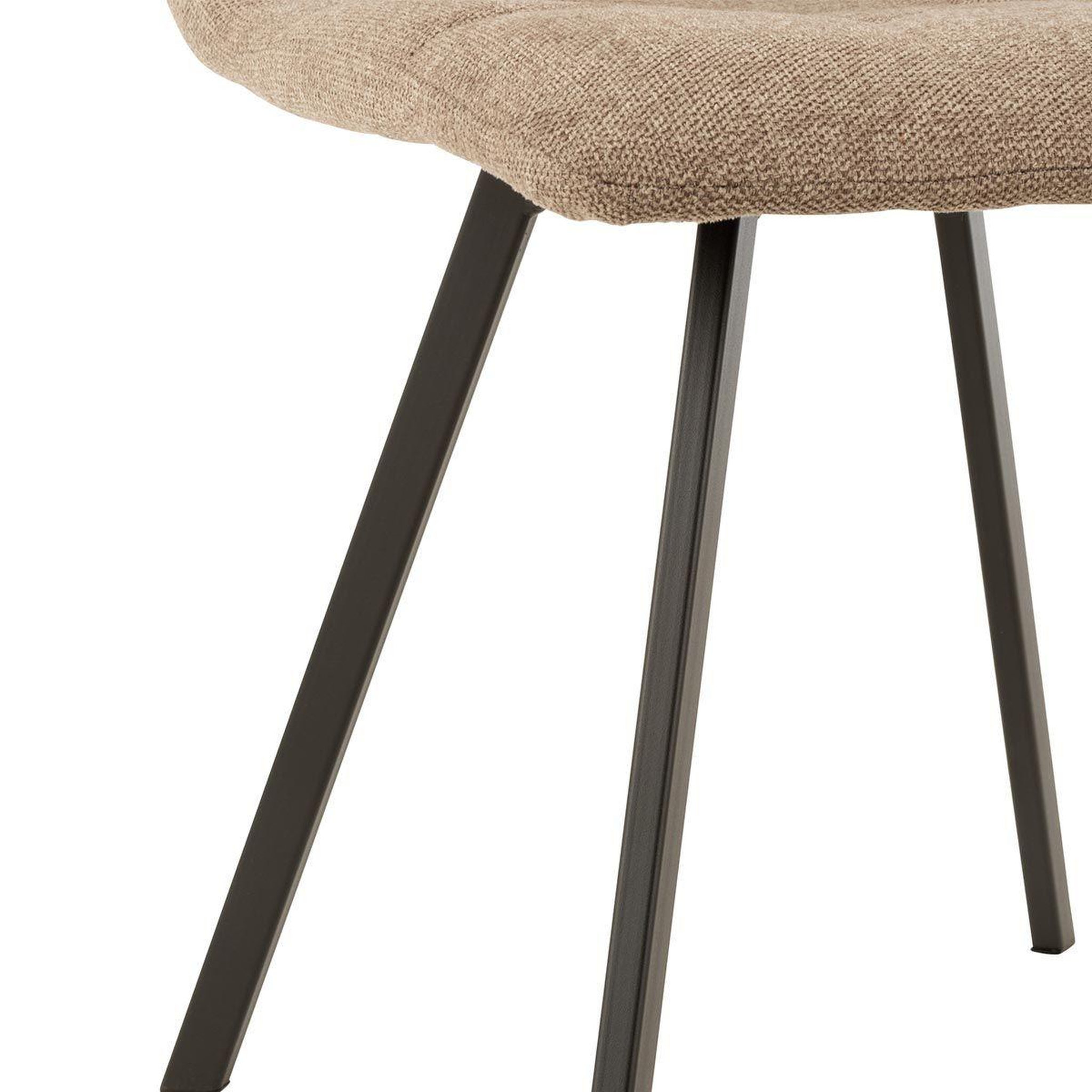 Voir la diapositive 6 : J-LINE Chaise design  babette  90cm beige