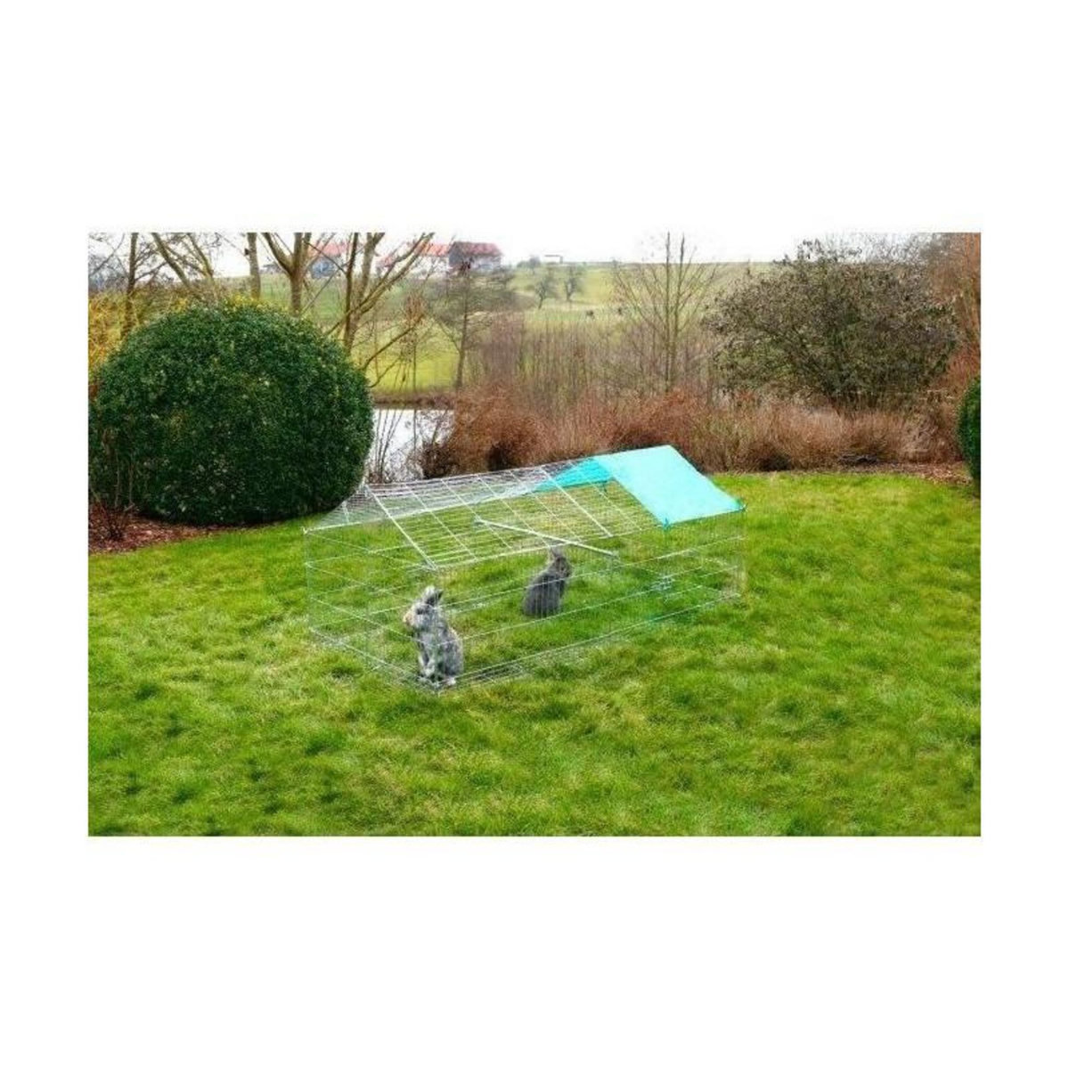 KERBL Enclos extérieur pour rongeur - KERBL - Antifugue - 180 x 90 x 75 cm