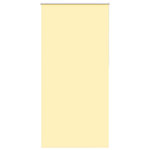 VIDAXL Store enrouleur occultant jaune largeur du tissu 95,7 cm