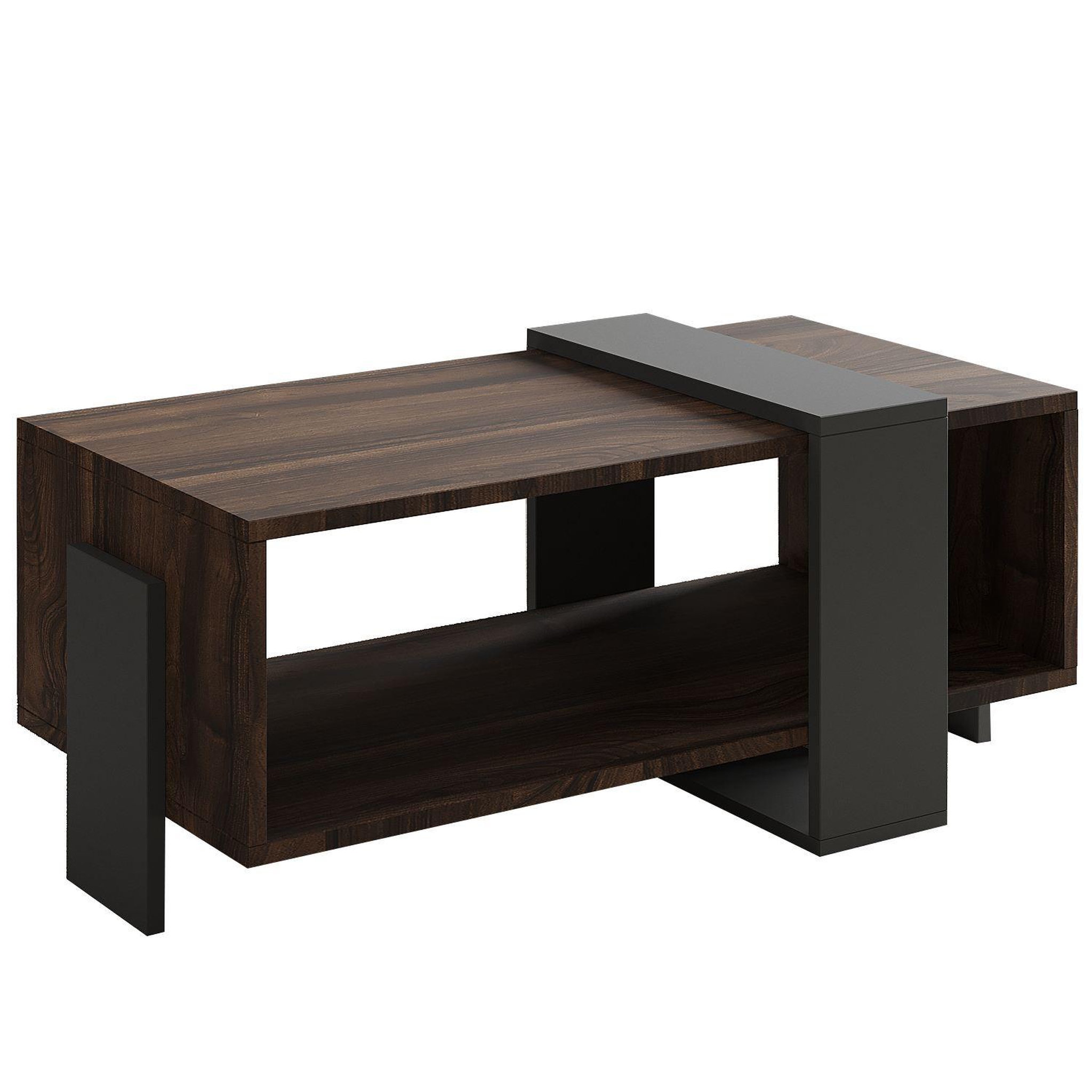 Habitat et Jardin Table basse en bois  meleni  - 90 x 49 x 40 cm - marron