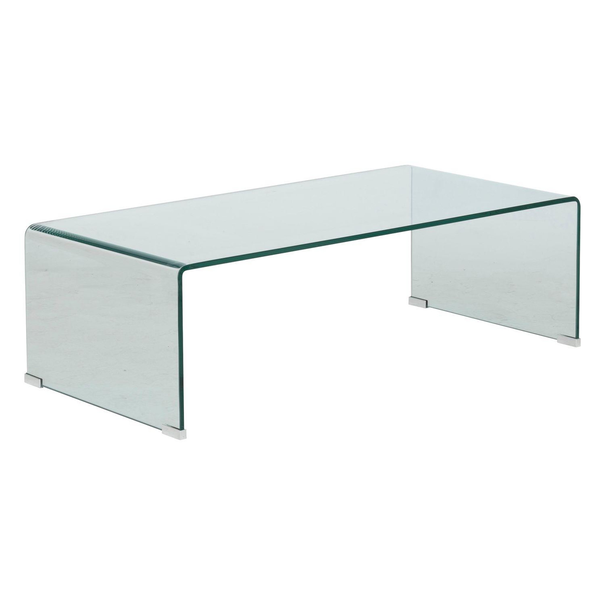 ATMOSPHERA Table basse rectangulaire en verre lenia - transparent