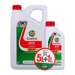CASTROL Huile Moteur - CASTROL GTX - 5W-30 RN17 - 5L+1L - 057086