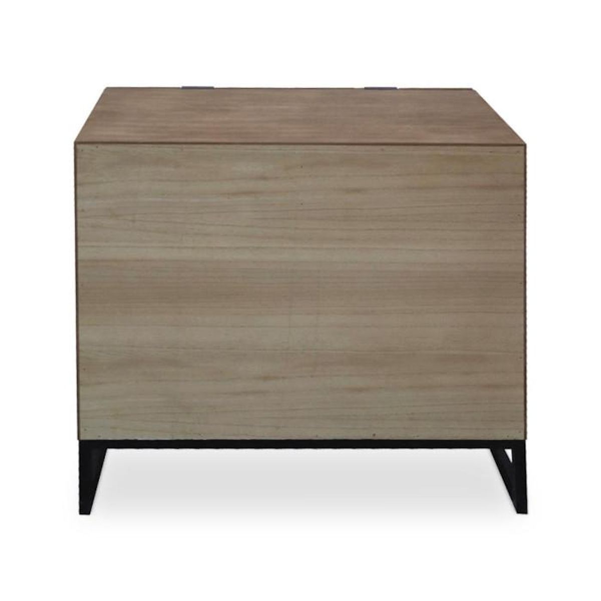 Paris Prix Commode 2 Tiroirs & 2 Portes  Bolta  79cm Chêne Clair