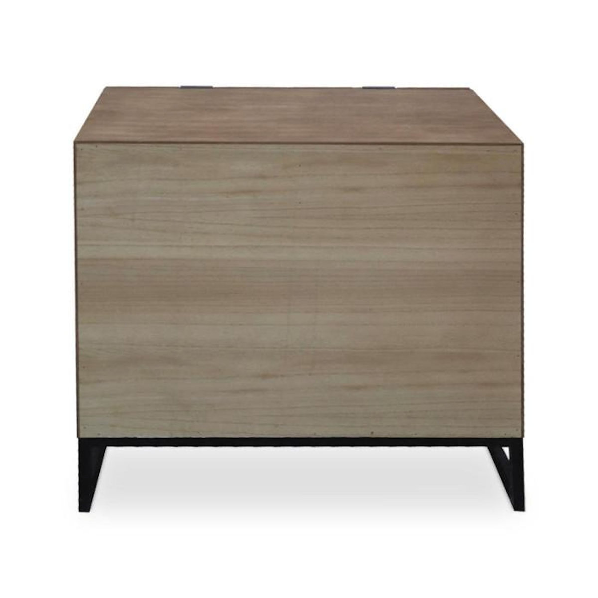 Paris Prix Commode 2 Tiroirs & 2 Portes  Bolta  79cm Chêne Clair