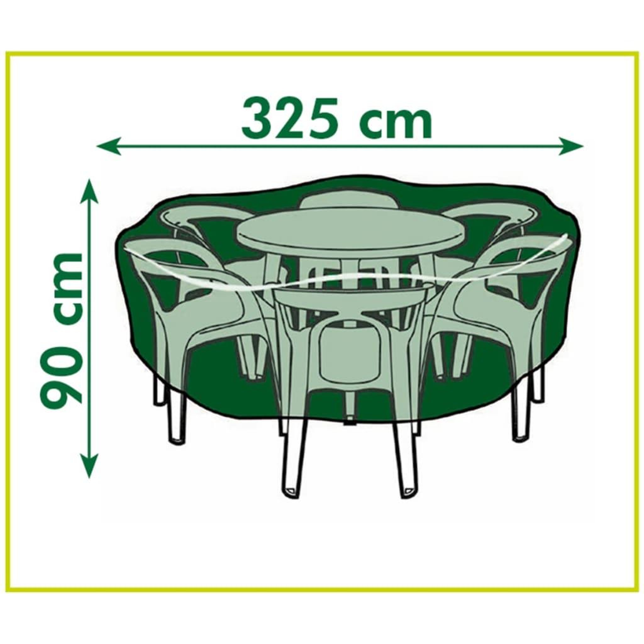 Voir la diapositive 4 : NATURE Nature Housse de mobilier de jardin pour tables rondes 325x325x90 cm