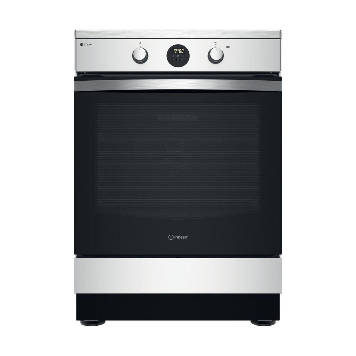 Indesit Cuisinière induction IS67IQ8CCX/FR Steam