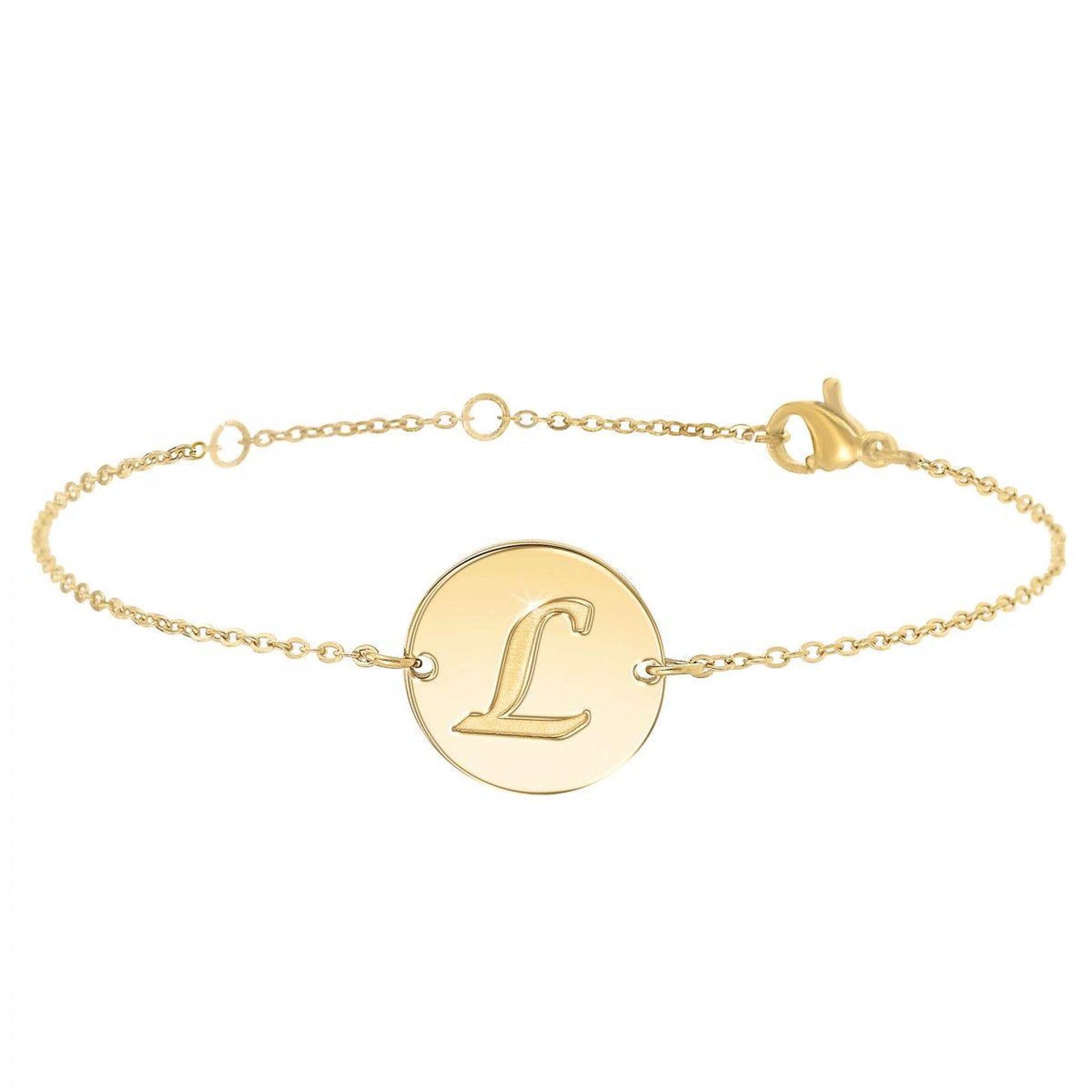 SC BOHEME Bracelet lettre L en acier inoxydable par SC Bohème