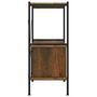 Voir la diapositive 5 : VIDAXL Etagere a 3 niveaux armoire 80x40x92 cm Acier bois d'ingenierie