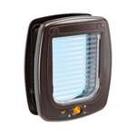 Ferplast FERPLAST Chatiere plastique Swing - 26,2 x 10,2 x 31,2 cm - Marron - Pour grand chat et petit chien