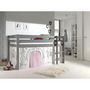 Voir la diapositive 2 : Paris Prix Lit Enfant  Pino Birdy  90x200cm Gris