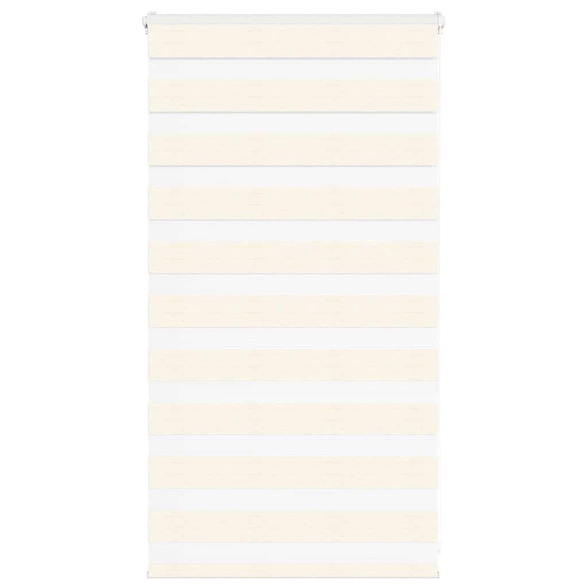 VIDAXL Store zebre beige marbre largeur du tissu 85,9 cm polyester