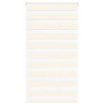 VIDAXL Store zebre beige marbre largeur du tissu 85,9 cm polyester
