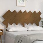 VIDAXL Tete de lit Marron miel 141x3x80,5 cm Bois massif de pin