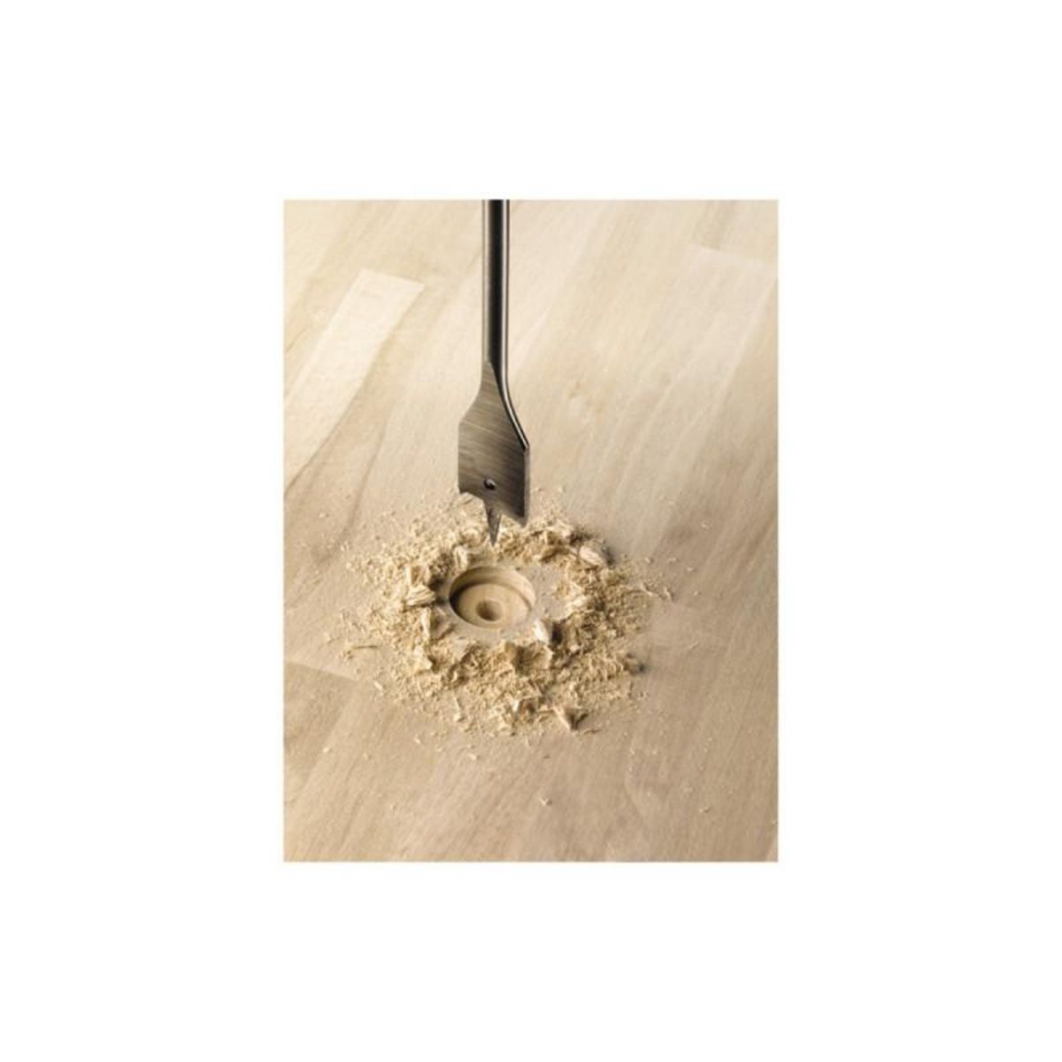 KWB Jeu de 6 forets plats à fraiser pour bois KWB - 10-25 mm