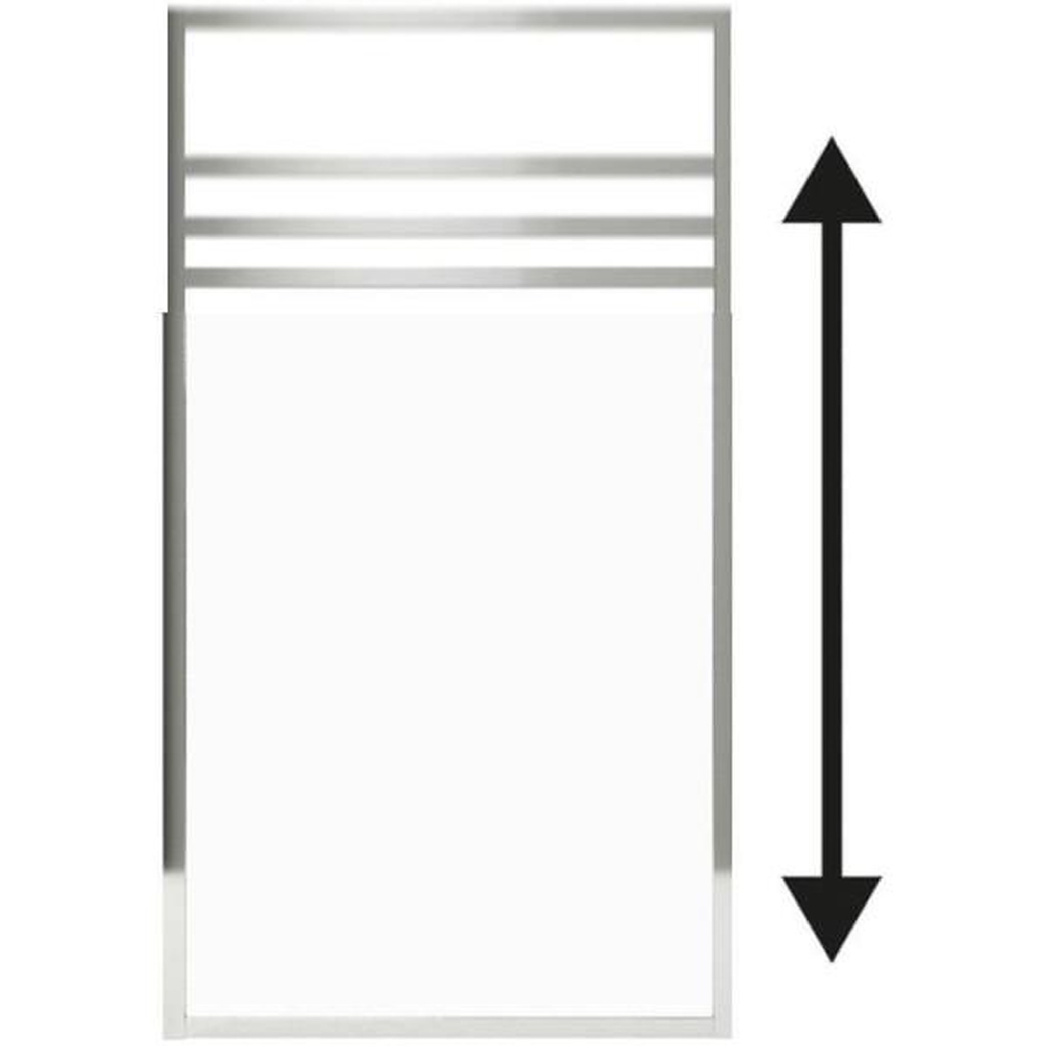 Voir la diapositive 3 : GELCO Pare muret - GELCO - ONLY Chrome - 80 x 110 / 165