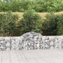 Voir la diapositive 1 : VIDAXL Paniers a gabions arques 30 pcs 200x30x60/80 cm Fer galvanise