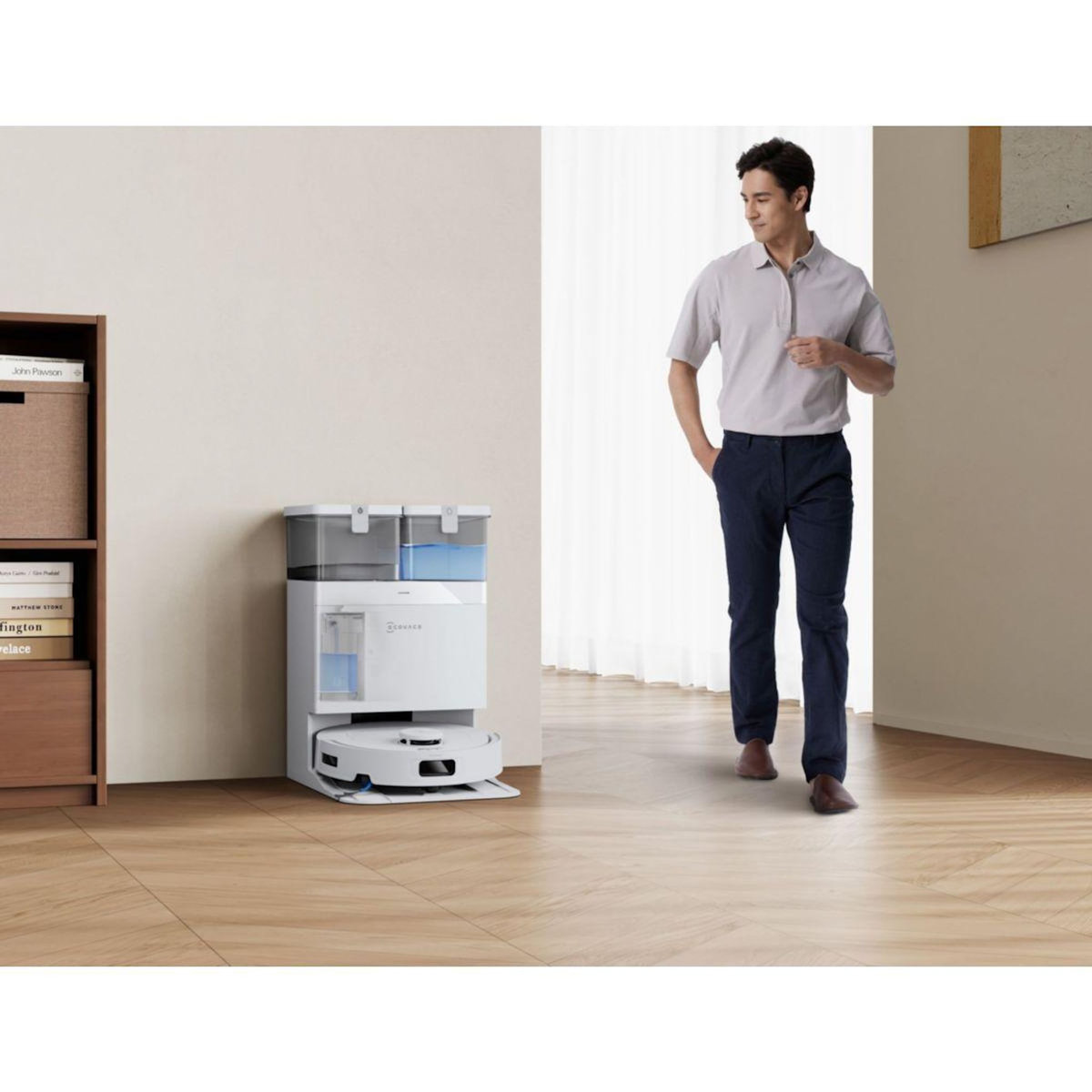 ECOVACS Robot Aspirateur Laveur Deebot T30C Gen 2 EU blanc