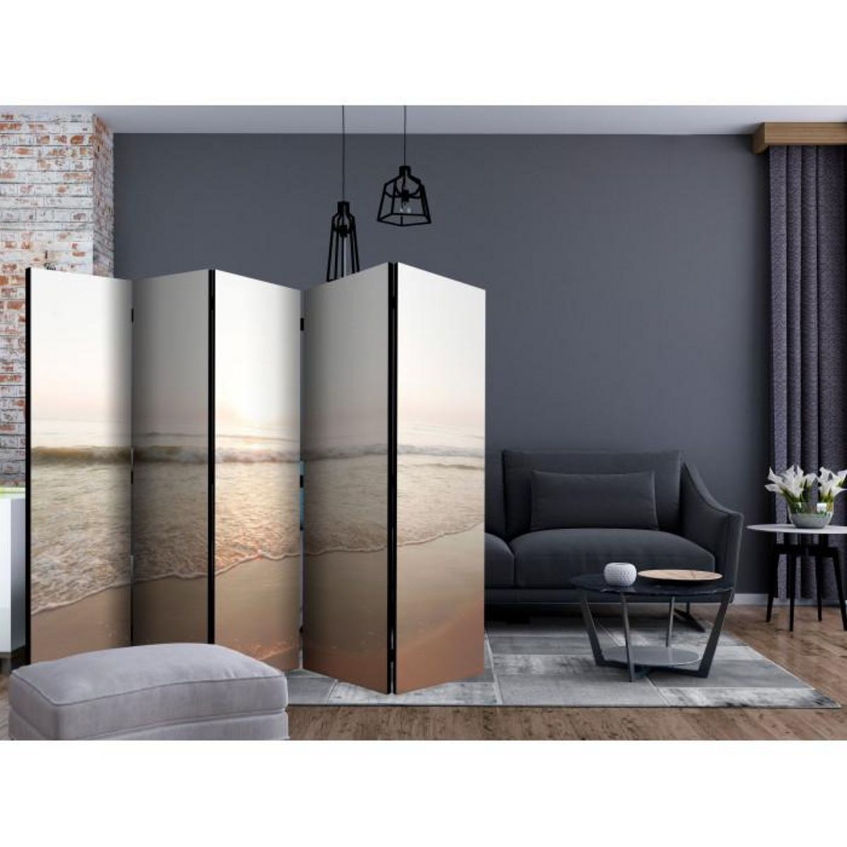 Paris Prix Paravent 5 Volets  Magnificent Morning  172x225cm