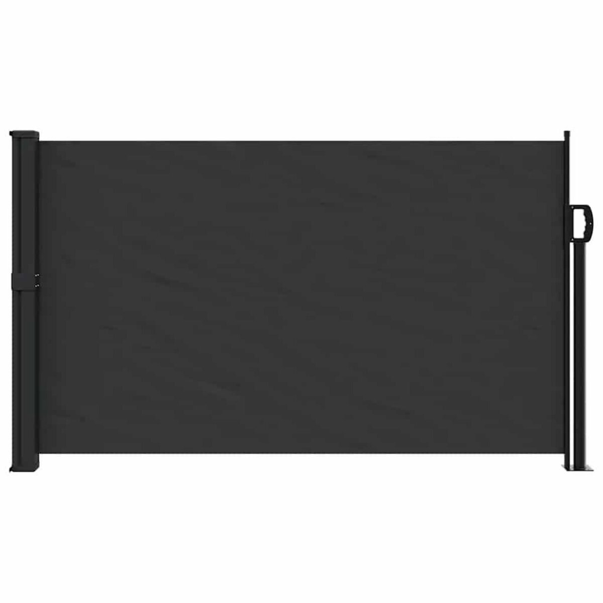VIDAXL Auvent lateral retractable noir 117x300 cm