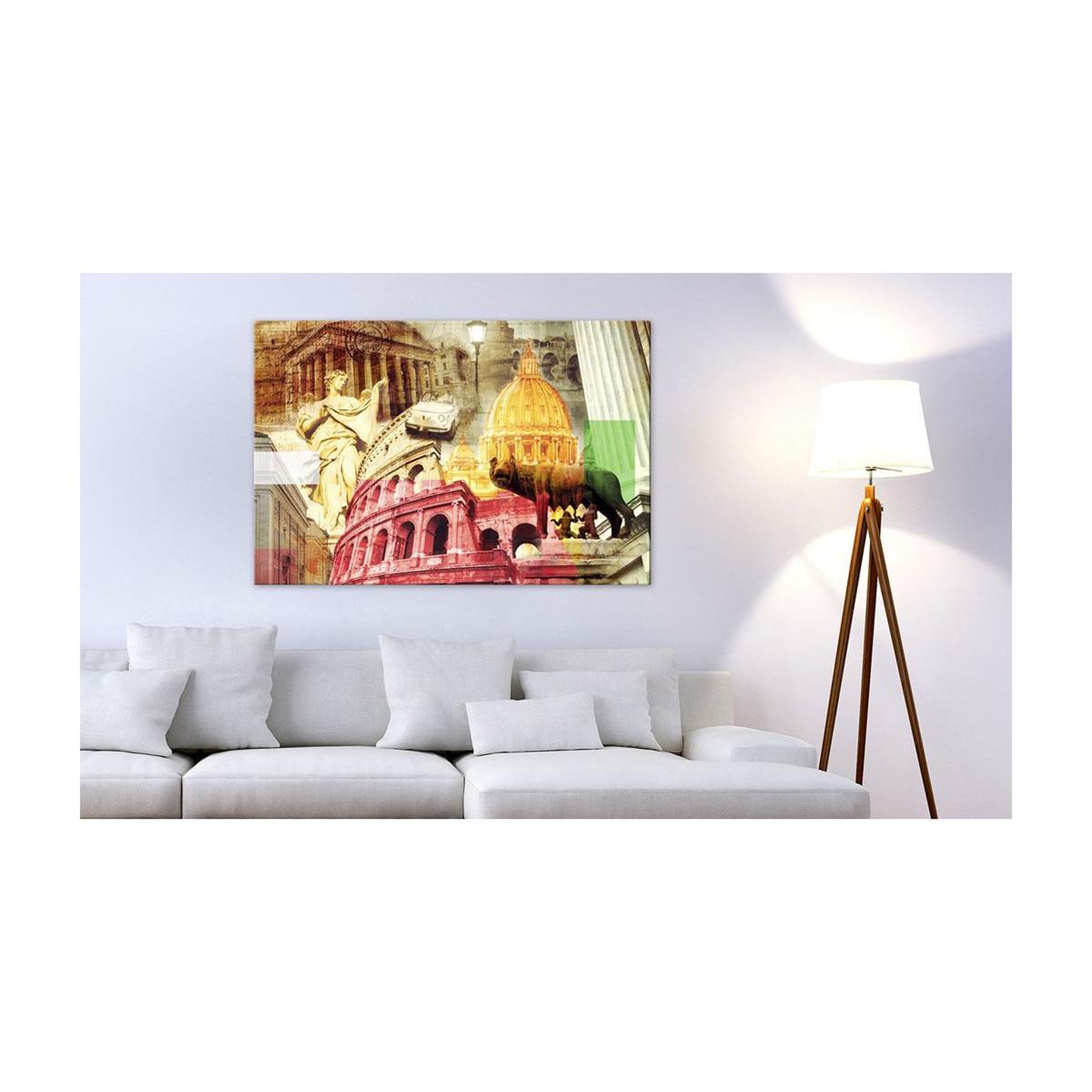 Voir la diapositive 2 : Paris Prix Tableau Imprimé  Rome Charmant