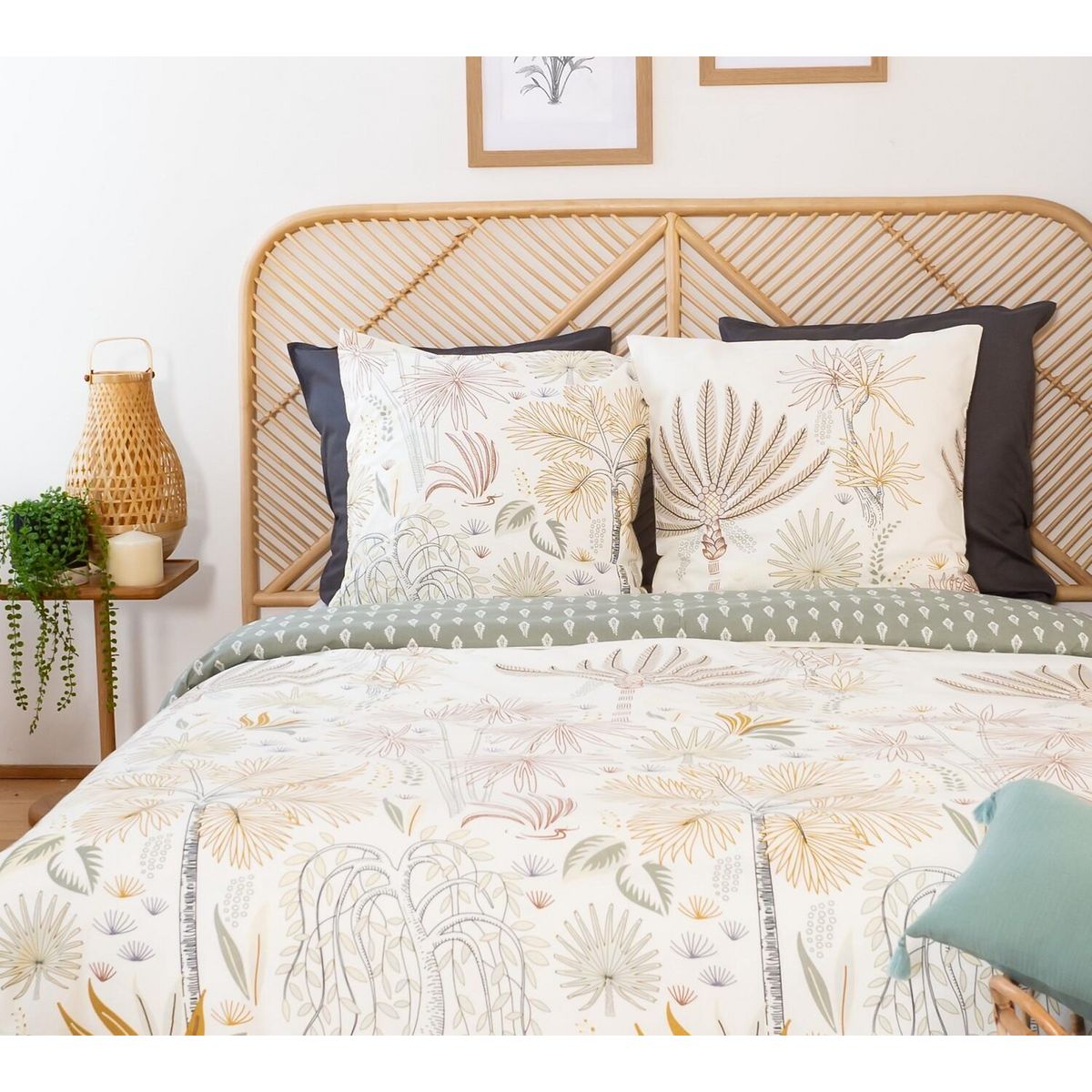 Home collection Parure Housse De Couette 100% Coton 57fils Tinguelie