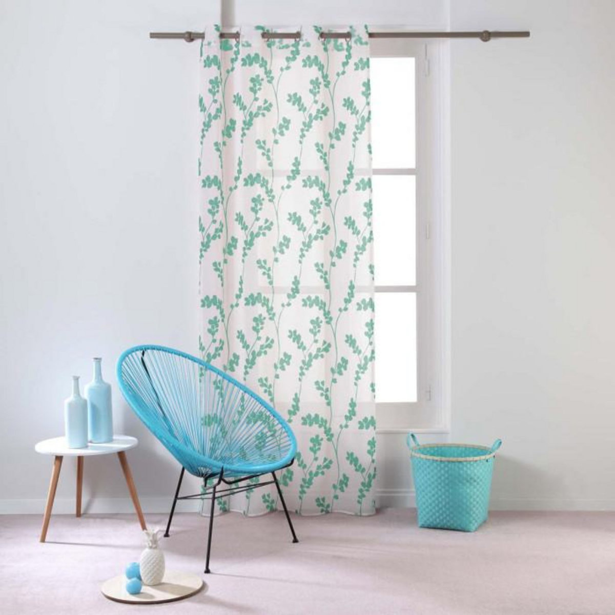 Paris Prix Rideau Voilage  Kinéo  140x240cm Menthe