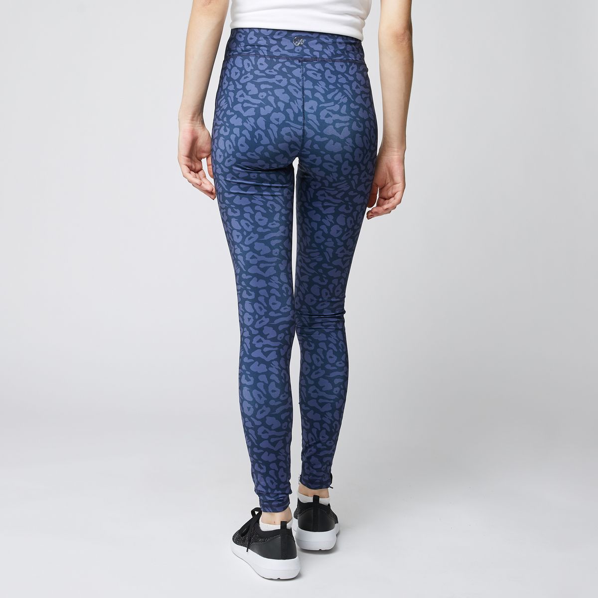 INEXTENSO Legging gainant de sport léopard marine femme