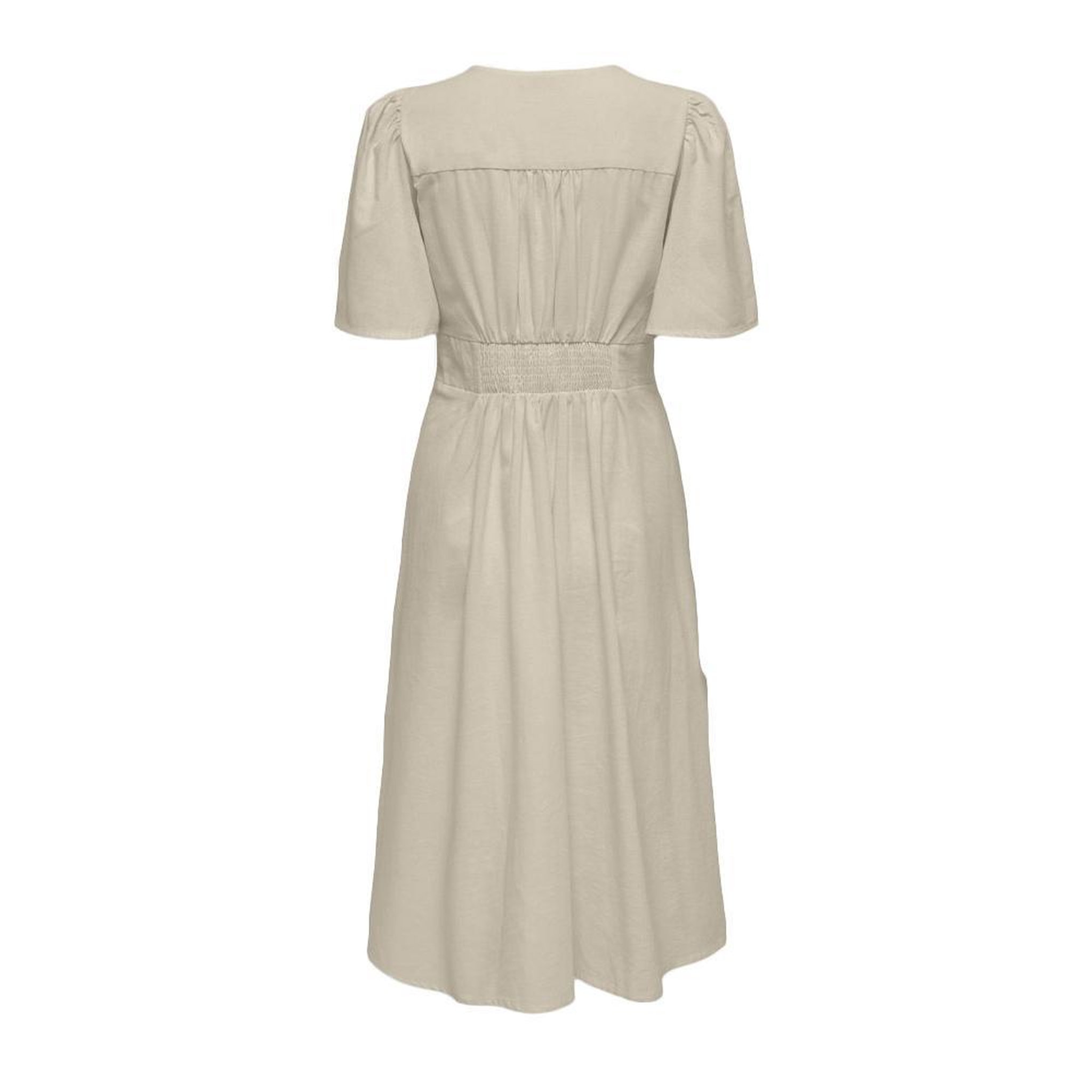 Voir la diapositive 2 : JACQUELINE DE YONG Robe Beige Femme JDY Nora 2/4 Midi