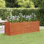 Voir la diapositive 1 : VIDAXL Lit sureleve de jardin rouille 240x80x77 cm acier corten