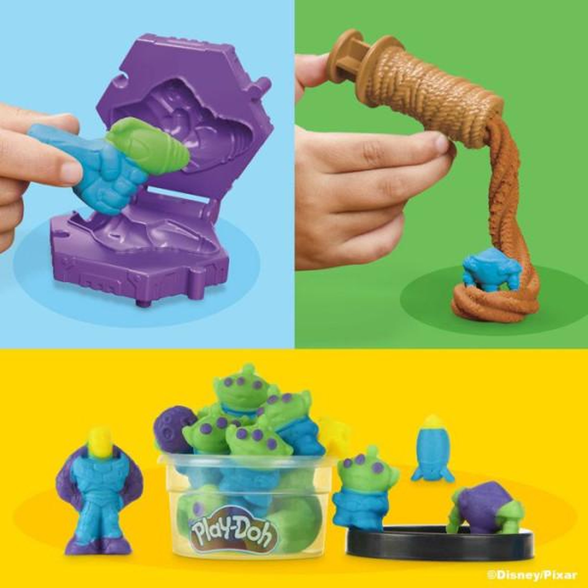 Voir la diapositive 6 : PLAYDOH Play Doh Toy Story Créations spatiales, coffret de pâte à modeler, loisirs créatifs, jouets Disney pour enfants, dès 4 ans