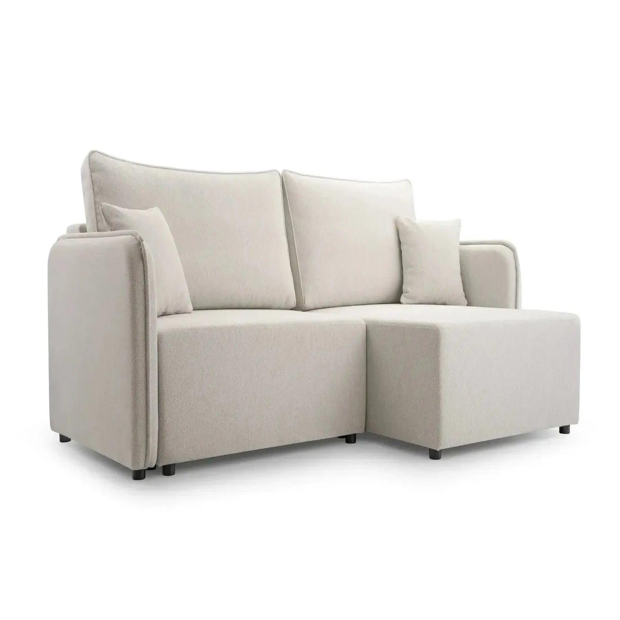 Voir la diapositive 6 : CASANOVA PARIS Bonnie - canapé d'angle convertible tissu lisse